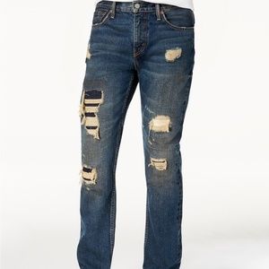 levi 511 ripped jeans
